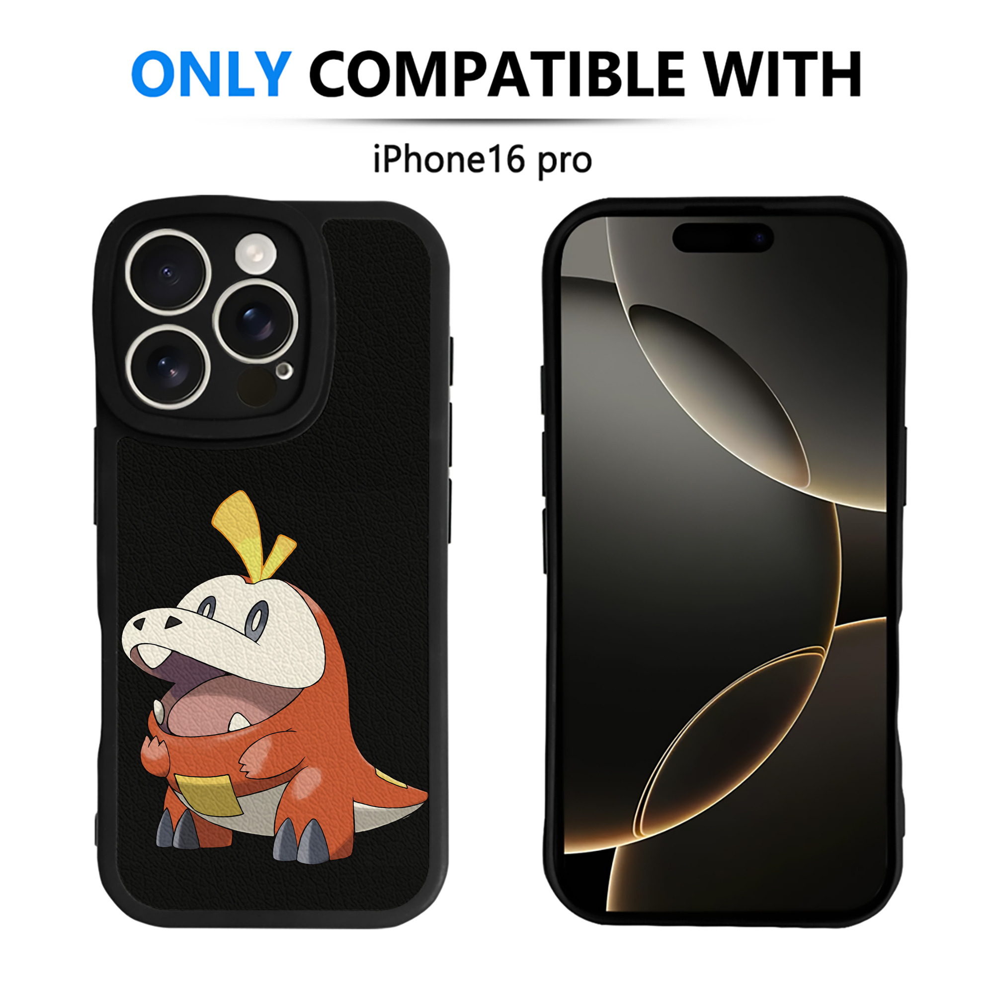 （画像用） ポケットモンスター Pokémon 【iPhone 16シリーズ対応】シリコンスマホケース（レザー調） 材質：シリコン